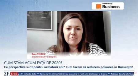 ZF Live. Oana Neneciu, Ecopolis: Depasim valorile maxime admise pentru protejarea sanatatii umane in Bucuresti. Trebuie sa reducem viteza in zonele rezidentiale, preferabil chiar in tot or<span style='background:#EDF514'>ASUL</span>