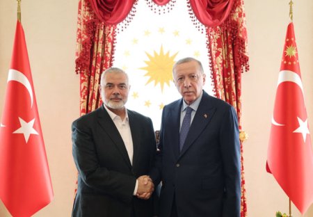 Erdogan s-a intalnit cu liderul Hamas la Istanbul. <span style='background:#EDF514'>TURCI</span>a cere incetarea focului in Gaza si crearea unui stat palestinian independent