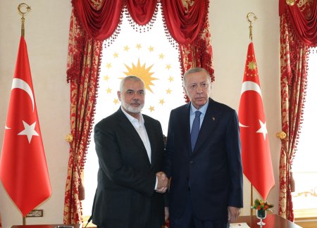 Liderul Hamas s-a intalnit in Turcia cu Erdogan, care le-a transmis palestinienilor ca „este <span style='background:#EDF514'>VITAL</span> sa actioneze in unitate”
