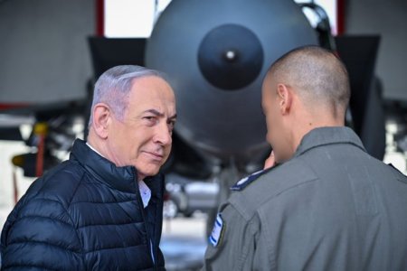 <span style='background:#EDF514'>BENJAMIN</span> Netanyahu afirma ca ajutorul american pentru Israel apara civilizatia occidentala