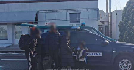 Familie din Camerun, cu doi copii, depistata ascunsa intr-un mijloc de transport in Vama Moravita VIDEO