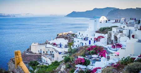 Santorini made in China: Imagini surprinzatoare cu o copie perfecta a insulei grecesti VIDEO