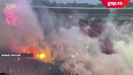 Atmosfera de razboi in derby-ul Serbiei, <span style='background:#EDF514'>STEAU</span>a Rosie - Partizan
