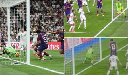 Imaginile care au starnit controverse uriase in Real Madrid - Barcelona. Lamine Yamal si golul fantoma care nu s-a <span style='background:#EDF514'>VALI</span>dat