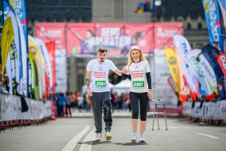 De la paralizie post-accident auto la semi<span style='background:#EDF514'>MARATONUL</span> de la Iasi. Povestea lui Andrei