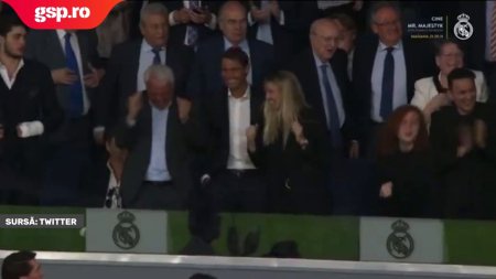 Que Locura! Rafael Nadal, bucurie dezlantuita pe <span style='background:#EDF514'>SANTIAGO</span> Bernabeu, dupa ce Real Madrid a invins Barcelona