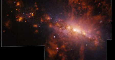 O harta de inalta rezolutie a unei explozii galactice dezvaluie <span style='background:#EDF514'>POLUAREA</span> galaxiilor: Se intampla ceva foarte interesant acolo