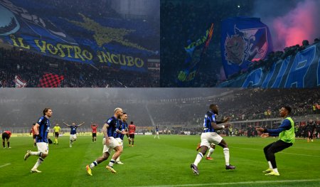 Bucurie nebuna dupa ce Inter a castigat titlul in Serie A! Nerazzurri au depasit-o pe <span style='background:#EDF514'>AC MILAN</span> la campionate castigate