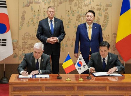 Acord de <span style='background:#EDF514'>COOPERARE</span> in domeniul apararii, semnat de Romania si Coreea de Sud