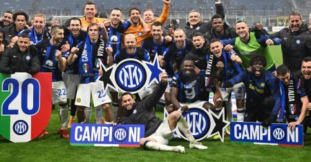 Inter Milano, campioana in Serie A. Nerazzurri, direct in istorie