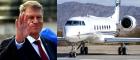Klaus Iohannis nu poate z<span style='background:#EDF514'>BURA</span> decat cu avioane private. Si alea din Luxemburg!