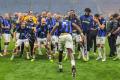 Fot<span style='background:#EDF514'>BALI</span>stii de la Inter Milano au sarbatorit cu o manea cucerirea titlului in Italia. Au dansat la vestiar pe ritmurile 