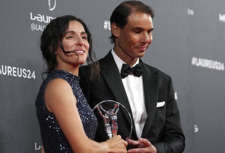 Imagini rare! Aparitie rafinata a sotiei lui Rafael Nadal la Gala Premiilor Laureus » 