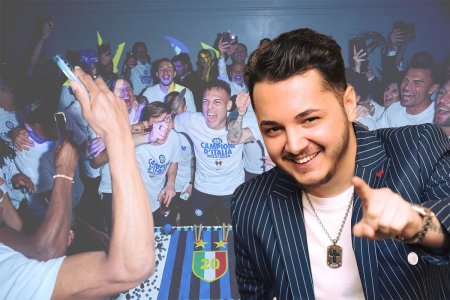 Ionut Cercel, prima reactie dupa ce campioana Inter Milano a sarbatorit titlul din Italia pe melodia sa Made in Romania: O mare bucurie in suflet