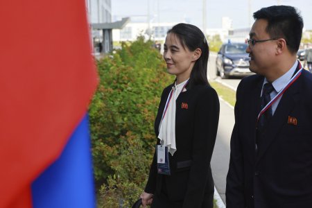 Kim Yo Jong, sora <span style='background:#EDF514'>LIDER</span>ului nord-coreean: Vom continua sa construim o putere militara coplesitoare