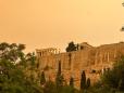 Atena si alte orase din Grecia, <span style='background:#EDF514'>ACOPERIT</span>e de praful saharian (Foto si Video)