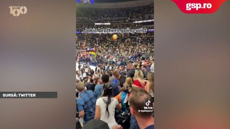 Fratele lui Nikola Jokic a pocnit un spectator la <span style='background:#EDF514'>MECIUL</span> dintre Denver Nuggets si LA Lakers