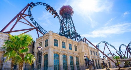 O nebunie. Roller coasterul cu cea mai abrupta panta din lume se deschide vineri, in Europa-<span style='background:#EDF514'>PARK</span> din Germania