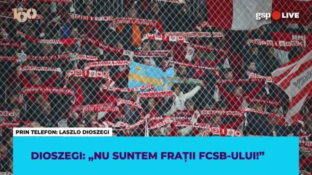 Laszlo Dioszegi, interventie la GSP Live dupa Sepsi - FCSB 2-2: Am luat un punct cu viitoarea campi<span style='background:#EDF514'>OANA</span>