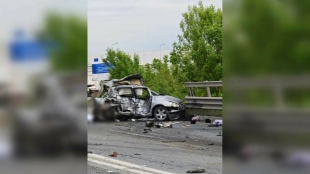 Accident grav pe Centura Capitalei. Intervine elicopterul SMURD | FOTO