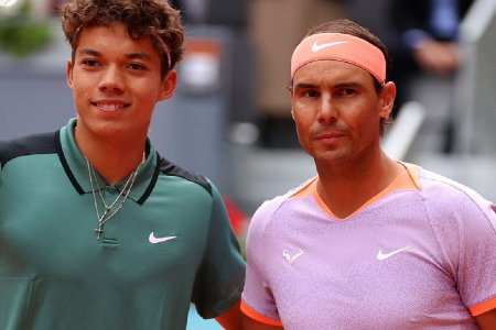 Rafael Nadal i-a lasat un singur game adolescentului de 16 ani Darwin Blanch » <span style='background:#EDF514'>MECIUL</span> a intrat direct in istoria turneelor Masters