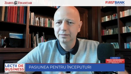 ZF/First Bank Lectii de Business. Radu Georgescu, unul dintre cei mai puternici antreprenori din IT: Punctualitatea este un element de respect. O companie se <span style='background:#EDF514'>BAZE</span>aza pe livrari la timp. Mi se pare esential