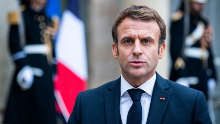 Emmanuel Macron, discurs pra<span style='background:#EDF514'>PASTI</span>os. S-au dus vremurile in care Europa delega securitatea SUA