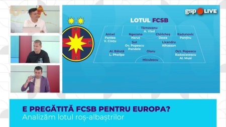 GSP LIVE » Bourceanu si Rusescu, ACORD in platou: Dintre jucatorii de acum de la FCSB, doar el ar fi avut loc in echipa noastra