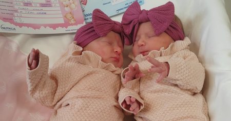 S-au nascut primii gemeni la maternitatea primului spital de stat ridicat de la zero dupa <span style='background:#EDF514'>REVOLUTIE</span> FOTO