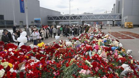 Atentatul <span style='background:#EDF514'>TERORIST</span> de la Moscova. A fost arestata a 12-a persoana. 133 de oameni au murit