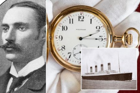 Ceasul celui mai instarit pasager de pe Titanic a fost <span style='background:#EDF514'>VAND</span>ut la licitatie pentru o suma colosala