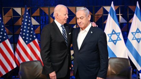 Biden, discutie <span style='background:#EDF514'>TELEFON</span>ica cu Netanyahu. Ar fi vorbit despre un acord de incetare a focului pentru eliberarea ostaticilor