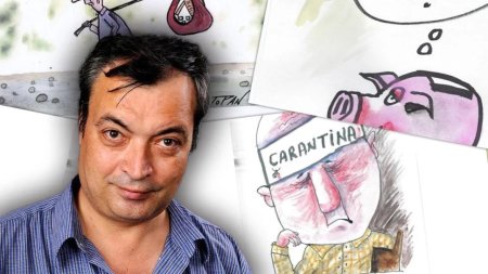 <span style='background:#EDF514'>DOLIU</span> in presa romaneasca: A murit Cristian Topan, maestrul caricaturii