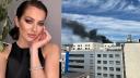 Lidia Buble a filmat ingrozita incendiul din nordul Bucurestiului: 