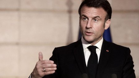 Macron sugereaza dotarea UE cu arme nucleare si e catalogat i<span style='background:#EDF514'>RESPO</span>nsabil