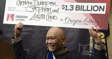Un barbat bolnav de cancer a castigat marele premiu la loto, in valoare de 1,3 miliarde de dolari