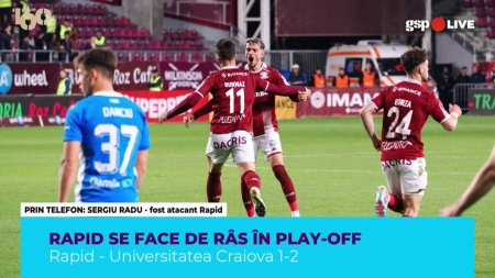 Sergiu Radu, categoric dupa ce Rapid a ajuns la 6 infrangeri in play-off: 