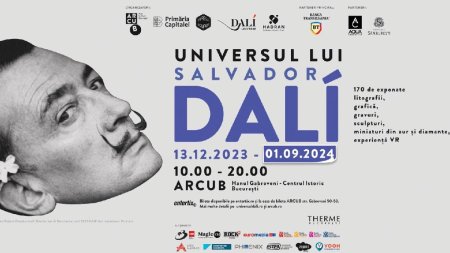 Expozitia Universul lui Salvador Dali continua pana la 1 <span style='background:#EDF514'>SEPTEMBRIE</span>, la ARCUB