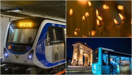 Cum circula metroul si autobuzele de Paste 2024. Programul anuntat de Metrorex si STB pentru noaptea de Inviere
