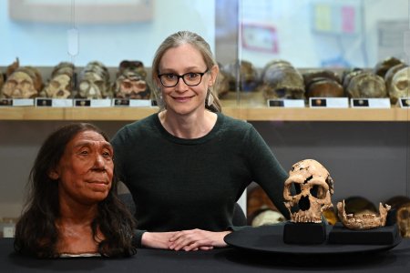 Chipul unei femei care a trait acum 75.000 de ani, reconstituit. Noi <span style='background:#EDF514'>DESCOPERIRI</span> despre oamenii de Neanderthal