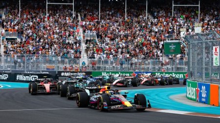 <span style='background:#EDF514'>SPECTACOL</span> total la Marele Premiu de Formula 1 de la Miami | Show-ul se vede la Antena 3 CNN