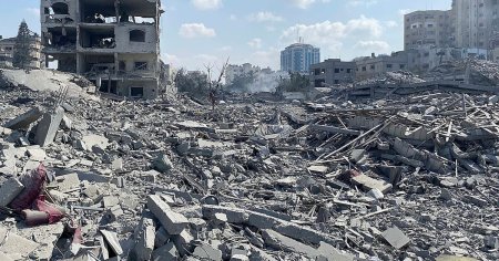 ONU: Reconstructia Gaza va costa 50 de miliarde de <span style='background:#EDF514'>DOLAR</span>i si va dura doua decenii