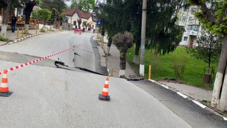 Prefectul judetului Prahova anunta ca operatiunile de umplere de pe strada 23 August au fost finalizate