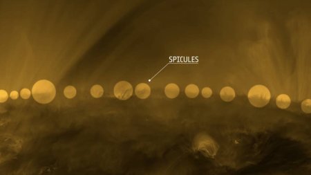 Imagini spectaculoase cu suprafata <span style='background:#EDF514'>SOARELUI</span>, care arata inclusiv ploaia solara, eruptiile si muschiul coronal, publicate de Agentia Spatiala Europeana
