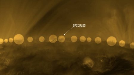 <span style='background:#EDF514'>IMAG</span>ini spectaculoase cu suprafata Soarelui, care arata inclusiv ploaia solara, eruptiile si muschiul coronal, publicate de Agentia Spatiala Europeana