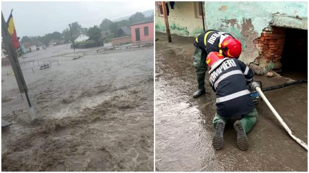 Alerta de <span style='background:#EDF514'>INUNDATII IN ROMANIA</span> in Noaptea de Inviere. S-a emis cod galben