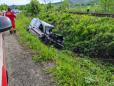 Accident mortal in ziua de Pasti: masina condusa de un barbat a fost lovita de tren in Sibiu