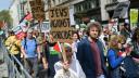 Protest in Elvetia. Sute de persoane au participat la o demonstratie pro-palestiniana la Lausanne