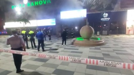 Incendiu in Piata Rahova din Bucuresti. Pompierii au intervenit cu mai multe autospeciale