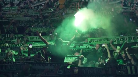Noapte alba la Lisabona! Sporting a castigat campionatul Portugaliei si mii de fani au iesit pe strazi